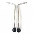 Retro Curved Bass Drum Spurs, 10.5mm, Pair, By dFd