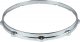 14" 10 Hole Chrome Batter Side Die Cast Snare Drum Hoop, By dFd