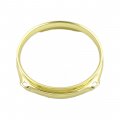 WorldMax 6" 2.3mm Triple-Flange Hoop, 4 Holes - Brass WorldMax 6" 2.3mm Triple-Flange Hoop, 4 Holes - Brass