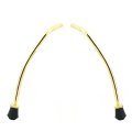 Light Weight Bass Drum Spurs, 10.5mm, Brass, Pair, By dFd, DISCONTINUED, IN STOCK