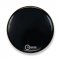 22" Regulator Side Ported Black Single Ply Bass Drumhead By Aquarian