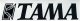Tama Logo Sticker, Black, TLS100BK