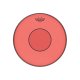 14" Remo Red Powerstroke 77 Colortone 2 Ply Snare Drum Drumhead, P7-0314-CT-RD