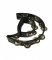 Double Moon Tambourine, Black, By dFd