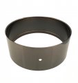 5.5x14 Black Nickel Plated Steel Snare Shell With Reinforcement Rings, With Air Vent Hole
