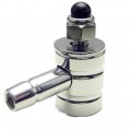 Round Agile Single Point Single Ended Tom Or Snare Drum Lug For SPS03 Suspension Mount, Chrome, Brass Or Black, DISCONTINUED