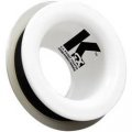 KickPort 2 Inch Bass Drum Sonic Enhancing Port Insert For 16 Inch Bass Drums, White