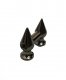 1" Single Ended Spiky Tube Lug, Drum Lug, Black Nickel, DISCONTINUED, IN STOCK