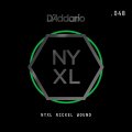 D'Addario NYNW048 NYXL Nickel Wound Electric Guitar Single String, .048