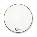 16" Aquarian Force II Single-Ply Bass Drum Head With Vented Muffling Ring - White