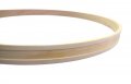 18" 6 Ply 1.5" Wide Maple Bass Drum Hoop With 19.5mm Inlay Channel, Unfinished