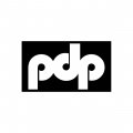 PDP Bass Head Logo Sticker - White