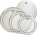Remo Clear Pinstripe Pro Pack, 12", 13", 16", And Free 14" Coated Ambassador, PP-0320-PS