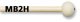 Vic Firth Marching Bass Mallet Felt Hard