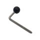 9.5mm Ball L-Rod Arm, Black Nickel Plated, LRB-1NB, DISCONTINUED, IN STOCK