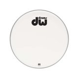 DW 22" 2-Ply AA Coated Bass Drum Head - White DW 22" 2-Ply AA Coated Bass Drum Head - White