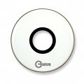 16" Aquarian Regulator Smooth White Single Ply Bass Drumhead With 7" Center Port