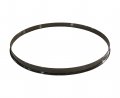 10" Single Flange Batter Side Drum Hoop, Black Nickel, By dFd, DISCONTINUED, IN STOCK