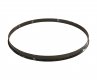 13" Single Flange Batter Side Drum Hoop, Black Nickel, By dFd, DISCONTINUED, IN STOCK