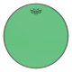 13" Remo Colortone Emperor Tom Drum Head, Green, BE-0313-CT-GN