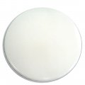 24" DFD 7.5mil Vintage White Single-Ply Bass Drum Head - DH3-24BWH, DISCONTINUED, IN STOCK
