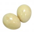 Egg Shakers, Wooden Pair, Natural
