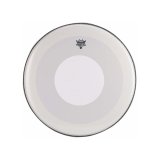 28" Remo Powerstroke 4 Bass Drum Head With White Dot on Top - Smooth White, DISCONTINUED, IN STOCK