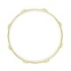 Worldmax 13" 2.3mm Triple-Flange Hoop, 8 Holes - Brass