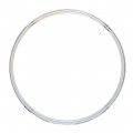 WorldMax 22" Steel Bass Drum Hoop - Chrome