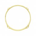 WorldMax 8" 4-Hole 2.3mm Triple-Flange Drum Hoop - Brass