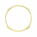 Worldmax 8" 4 Hole 2.3mm Triple Flange Drum Hoop, Brass