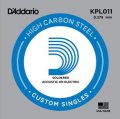 D'Addario KPL011 Soldered Twist Reinforced Single String, .011