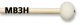 Vic Firth Marching Bass Mallet Felt Hard