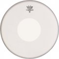 18" Remo Coated Controlled Sound Drumhead, White Dot Tom Drum Drumhead, DISCONTINUED, IN STOCK