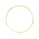 12" 5 Hole 2.3mm Triple Flange Drum Hoop, Brass Plating Only, DISCONTINUED, IN STOCK