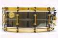 5x14 WorldMax Black Hawg Snare Drum, Aztec Gold, Deluxe Hardware