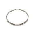 14" 10-Hole DFD 2.5mm Triple-Flanged Snare-Side Hoop - Nickel Over Brass