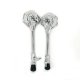 WorldMax 10" to 14" Bass Drum Spurs - Chrome