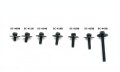 Black Die Cast Drum Lug And Tube Lug Mounting Screw, 4 x 11mm, For 8 Ply Shells