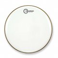 18" Gloss White Classic Clear Single Ply Tom Drumhead By Aquarian
