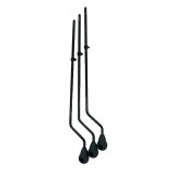 Pearl 21" Floor Tom Legs With Air Suspension Feet 3-Pack - Black Chrome