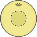 13" Remo Yellow Powerstroke 77 Colortone 2 Ply Snare Drum Drumhead, P7-0313-CT-YE