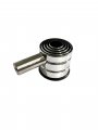 Aluminum Turret Single Point Single Ended Bass Drum Lug, Chrome