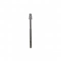 Drum Tension Rod w/Washer, 3", 75mm, Chrome, Brass, Black