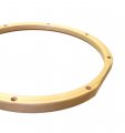 dFd 14" 8 Hole Unfinished Wood Yamaha Style Snare Batter, Tom Drum Batter/Resonant Hoop With Throwoff Side Cutout