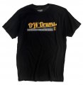 DW Short Sleeve Custom Shop Logo T-Shirt, Black, Limited Stock/Discontinued