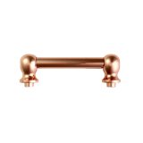 Worldmax 2 3/16" Double-Ended Tube Lug, Solid Brass - Copper Plating