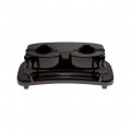 dFd Bass Drum Double Tom Holder Bracket, Black Nickel, DISCONTINUED, IN STOCK