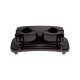 dFd Bass Drum Double Tom Holder Bracket, Black Nickel, DISCONTINUED, IN STOCK