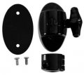 DW 2011 Black Chrome Tom Mounting Bracket Or Floor Tom Leg Bracket, DWSMTB12BL2
